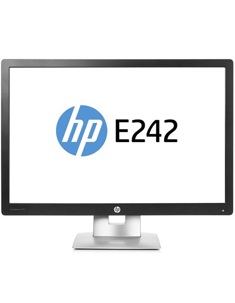 Monitor 24 16 10 HP Elite Display E242 Full HD IPS VGA HDMI DP Nero