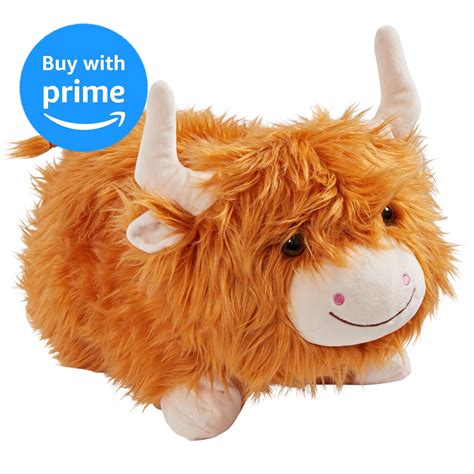 Official Highland Cow Pillow Pet – A classic & collectible BPA-free plush