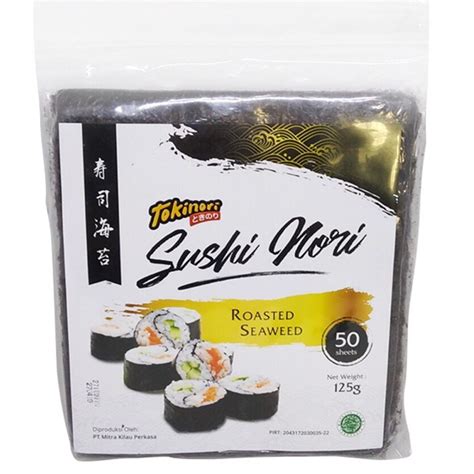 Live Shopee Tokinori Yaki Sushi Nori Halal Mui Roasted Seaweed Uk X