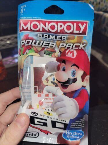 Super Mario Monopoly Gamer Power Pack Board Game Piece Fire Mario