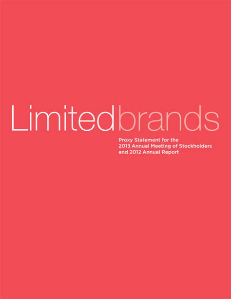 limited brands, inc.