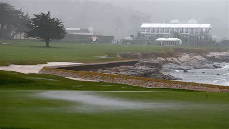 Pga Tour Weather Delay Forecast Pebble Beach Pro Am Final Round