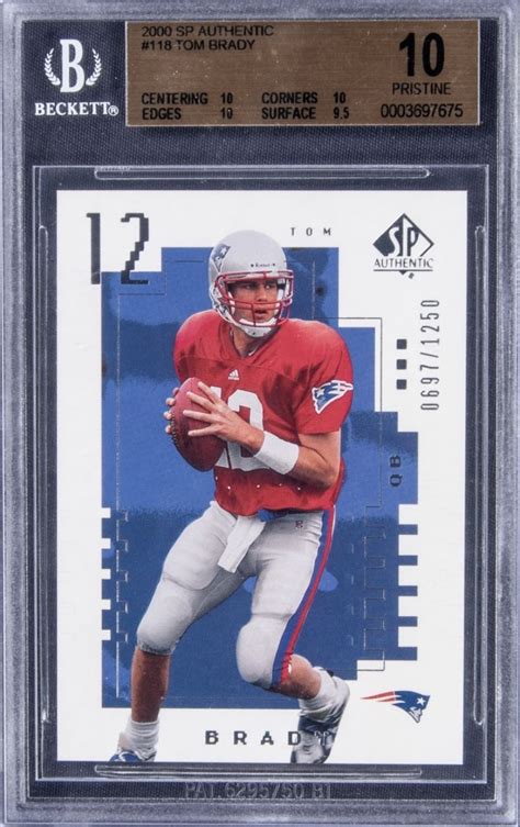 Most Expensive Tom Brady Cards And Memorabilia