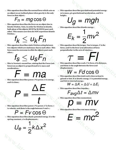 80+ Physics formulas ideas | physics formulas, math formulas, physics