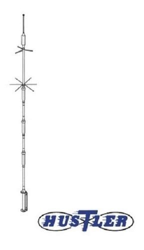 Antena Hustler 5btv Hf Base Bandas 10 15 20 40 75 80 Mts PANTHER