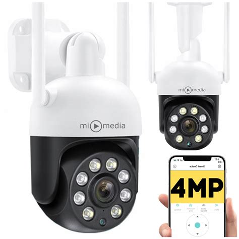 KAMERA ZEWNĘTRZNA OBROTOWA BEZPRZEWODOWA IP WiFi 4X ZOOM 4MPx 4MP SMART