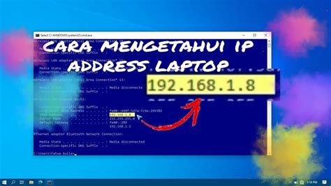 Cara Mengetahui Ip Address Pada Laptop Komputer