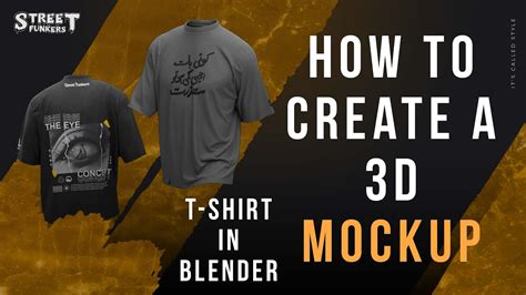 How To Make A 3D T Shirt Mockup Free 3d T Shirt Mockup YouTube