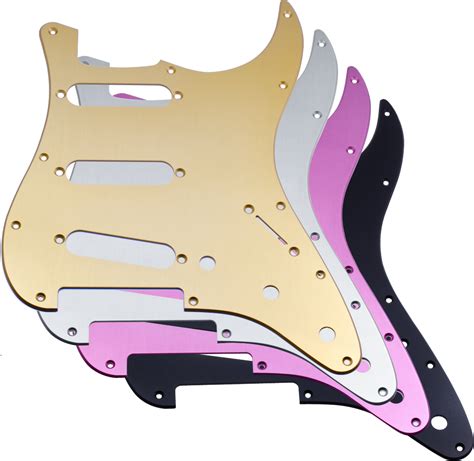 Pickguard Strat Style 11 Hole Anodized Aluminum CE Distribution