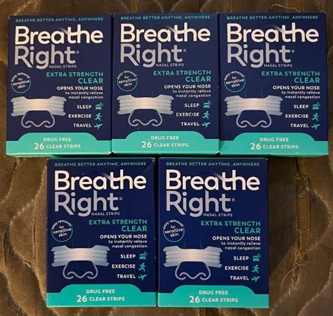 Breathe Right Nasal Strips Extra Clear X Ct Boxes Exp