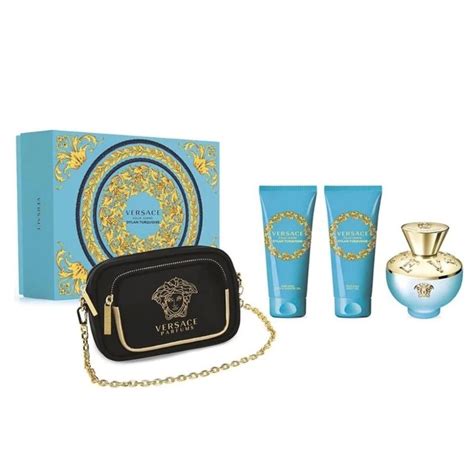 Versace Dylan Turquoise Pour Femme Edt 4 Piece Perfume T Set For Women Ratans Online Shop