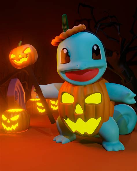 ArtStation - Pokemon Squirtle Halloween