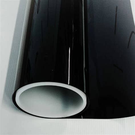 Hot sale 50cmx300cm Dark Black Car Window Tint Film Glass VLT 5% 2PLY ...