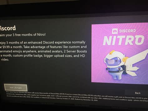So I’m trying to get discord nitro because I have game pass ultimate