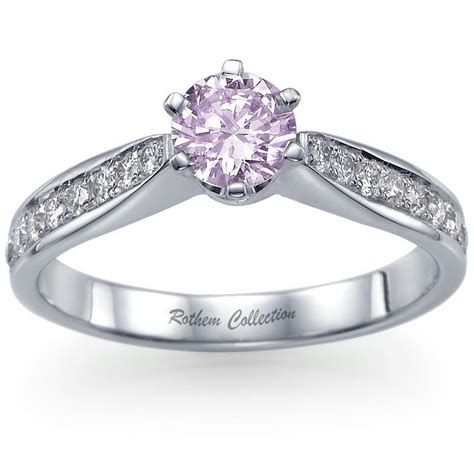 Pink Purple fancy diamond engagement ring, very pretty! | Purple ...