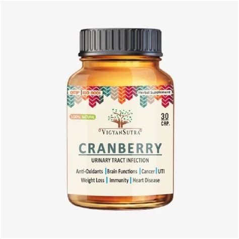 Cranberry Urinary Tract Infection Capsules Packaging Type Bottle At Best Price In Amritsar