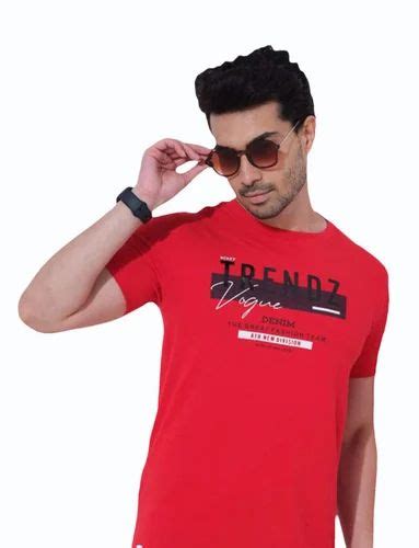 Lycra Printed Men Round Neck T Shirt At Rs 165 In Tiruppur ID