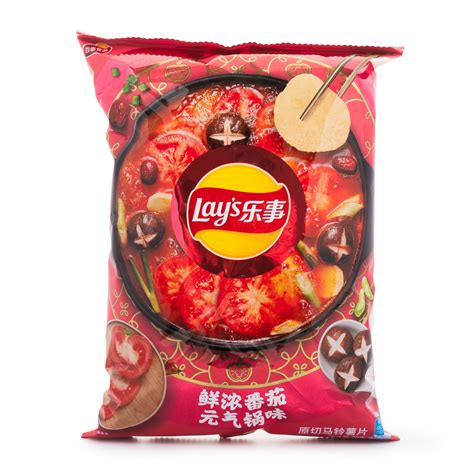 Get Lays Potato Chips Tomato Style Hot Pot Flavor Delivered Weee Asian Market