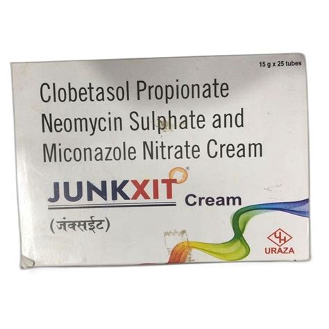 Junkxit Clobetasol Propionate Neomycin Sulphate Miconazole Nitrate