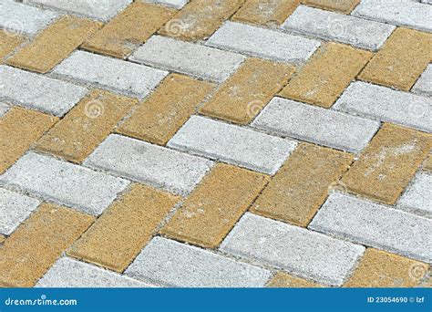 Brick sidewalk stock photo. Image of patterns, footpath - 23054690