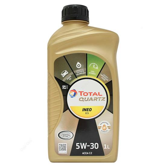 Total Συνθετικό Λάδι Αυτοκινήτου Quartz Ineo Ecs 5W-30 C2 για κινητήρες ...