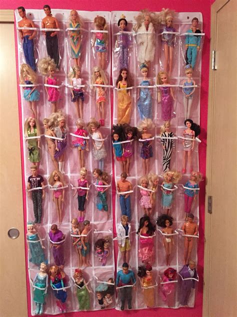 Barbie Storage Over The Door Shoe Organizer Girls Room Organization