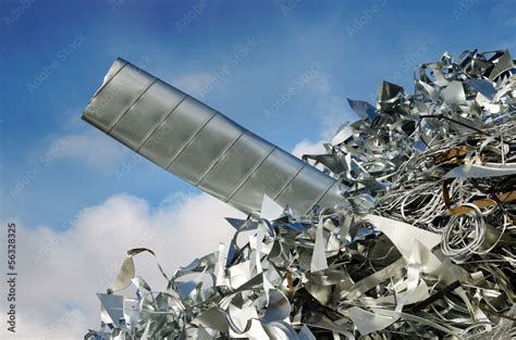 Altmetall Aluminium Schrott Recycling Stock Foto Adobe Stock