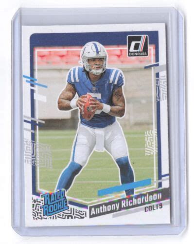 2023 Panini Donruss Rated Rookie 343 Anthony Richardson RC EBay