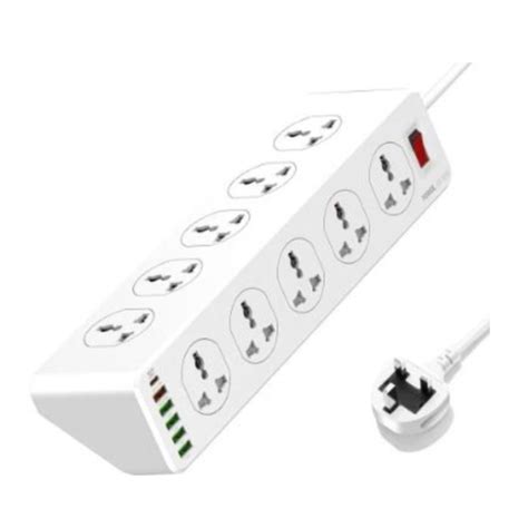 Lightwave Extension Socket- 2 Meters 10 WAY. - Citymall Communication