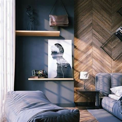 Ламинат на стене | Bedroom interior, Contemporary bedroom design ...