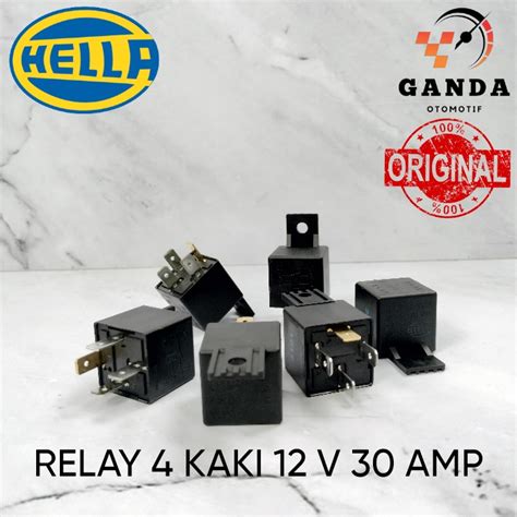 Jual Relay Hella Kaki V A Relay Klakson Hella Original Shopee