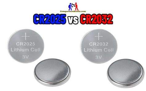 Difference Between Cr2025 And Cr2032 Battery Cruise Around The World 2025