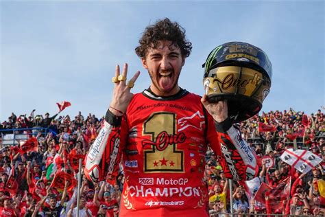 MotoGP Pecco Bagnaia Is The 2023 MotoGP World Champion FIM