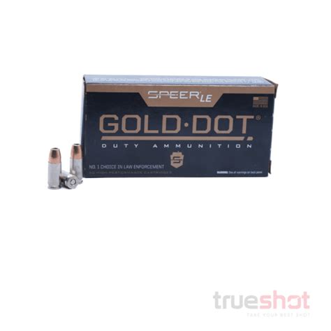 Speer Gold Dot Mm Grain Gdhp Premium Self Defense Ammunition