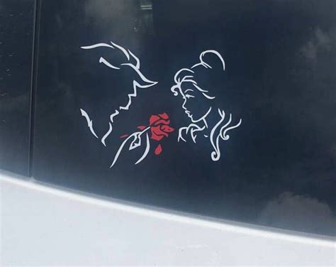 Beauty And The Beast Vinyl Decal Vinyl Sticker Yeti Decal Car Decal