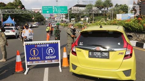 Ganjil Genap Berlaku Di Bogor Polisi Putar Balik Ribuan Kendaraan