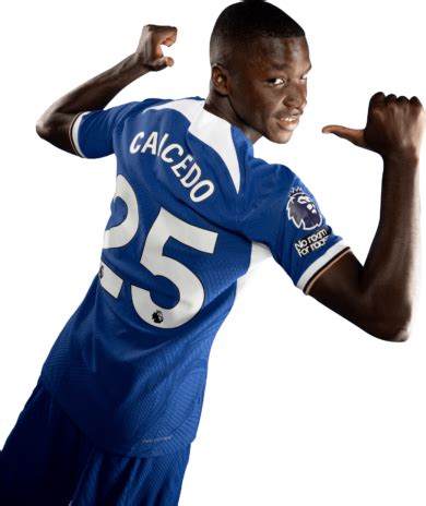 Moisés Caicedo Chelsea football render - FootyRenders