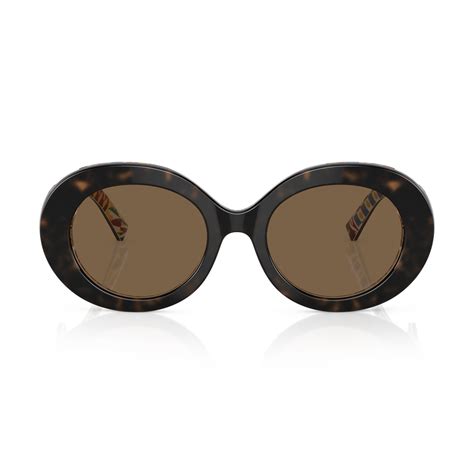 Buy Round Dark Brown And Havana Sunglasses Online In United Arab Emirates Boutiqaat