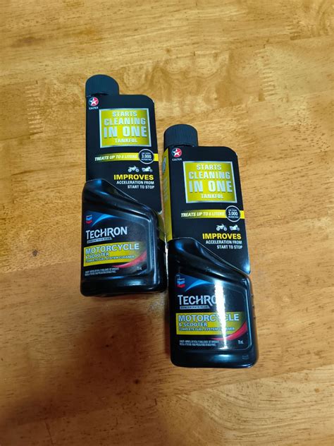 Caltex Chevron Motorcycle Scooter Techron Concentrate Plus Complete