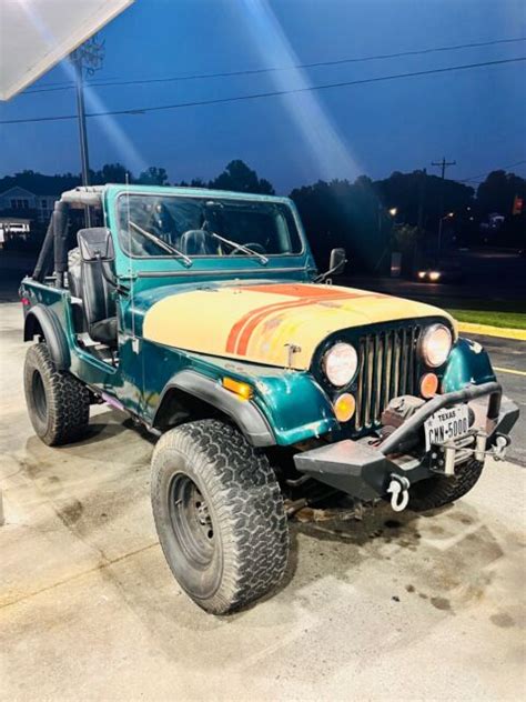 1978 Jeep CJ 7 SUV Green 4WD Manual Cj 7 Classic Jeep CJ 7 1978 For Sale