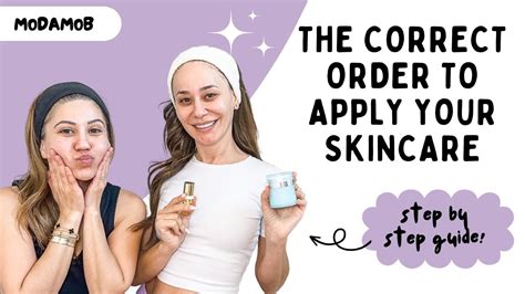 The Correct Order To Apply Your Skincare Products For Best Results Youtube