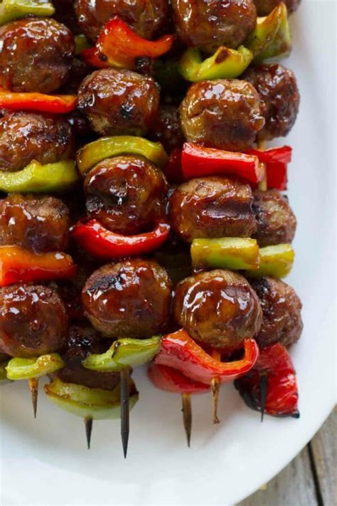 Sweet And Sour Meatball Skewers Taste And Tell