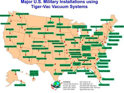 List Of Military Bases In Us Map 2022