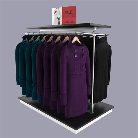 3d Model Female Coats Rack 1