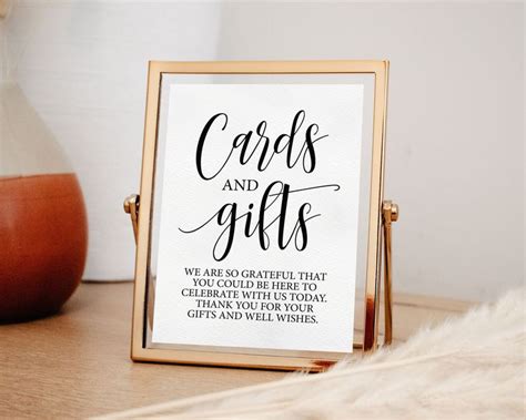 Cards And Gifts Sign Wedding Signs Wedding Gift Table Sign Wedding