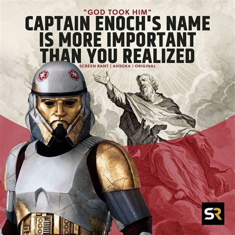 A Star Wars Poster With The Caption Captain Noch S Name Is More