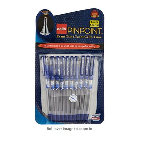 Plastic Blue Cello Pinpoint Ballpoint Pens For Writing Packaging Type