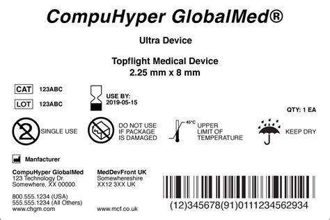 FDA Medical Device Label Symbols