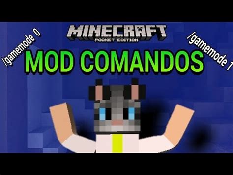 MOD COMANDOS PARA MINECRAFT PE 0 15 1 YouTube