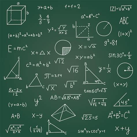 Ícone de símbolos matemáticos desenhados à mão em estilo simples